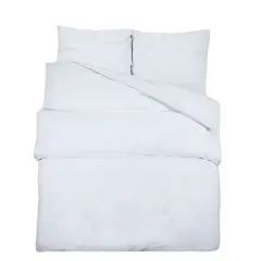 Komplet posteljnine - Posteljnina bela 240x220 cm lahka mikrovlakna