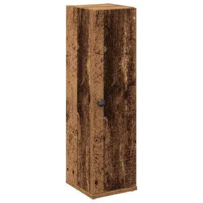 Kopalniška omarica - Kopalniški kabinet z držalom za zvitke star les 20,5x22x72 cm