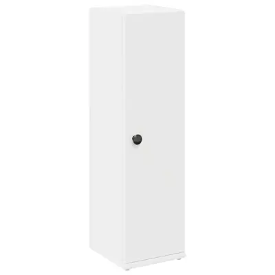 Kopalniška omarica - Kopalniški kabinet z držalom za zvitke bela 20,5x22x72 cm