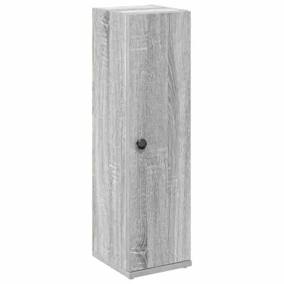Kopalniška omarica - Kopalniški kabinet z držalom za zvitke siva 20,5x22x72 cm