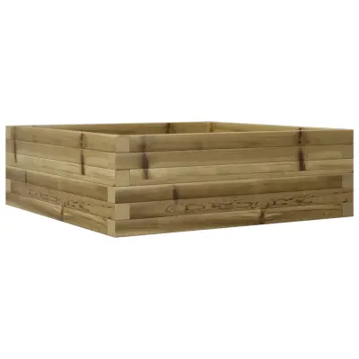 Vrtno cvetlično korito - Lonček za rože 70x70x23 cm impregnirana borovina