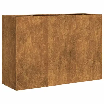 Cvetlični Lonec - Planter Rusty 120x40x80 cm Vremensko odporno jeklo
