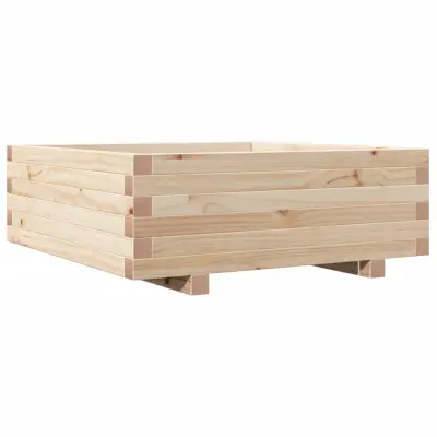 Vrtno cvetlično korito - Lonček za rože 70x70x26,5 cm trdna borovina