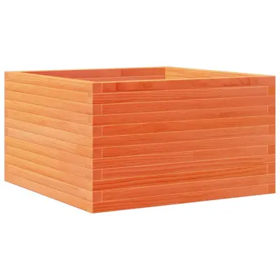 Vrtno cvetlično korito - Lonček za rože voščeno 80x80x45,5 cm trdna borovina