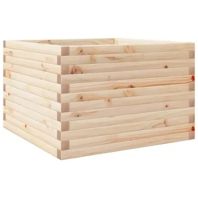 Vrtno cvetlično korito - Lonček za rože 70x70x45,5 cm trdna borovina