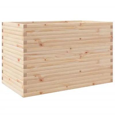 Vrtno cvetlično korito - Lonček za rože 110x60x68,5 cm trdna borovina