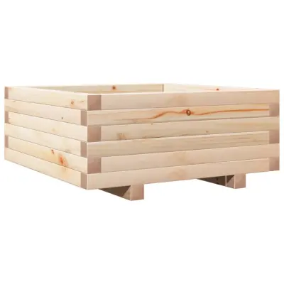 Vrtno cvetlično korito - Lonček za rože 60x60x26,5 cm trdna borovina