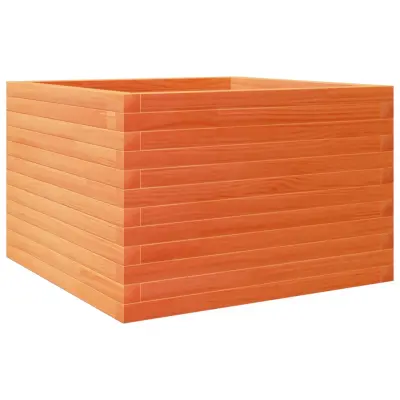 Vrtno cvetlično korito - Lonček za rože voščeno 70x70x45,5 cm trdna borovina
