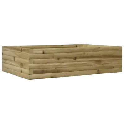 Vrtno cvetlično korito - Lonček za rože 90x60x23 cm impregnirana borovina