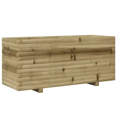 Vrtno cvetlično korito - Lonček za rože 110x40x49,5 cm impregnirana borovina