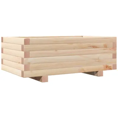Vrtno cvetlično korito - Lonček za rože 70x40x26,5 cm trdna borovina