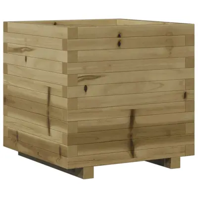 Vrtno cvetlično korito - Lonček za rože 50x50x49,5 cm impregnirana borovina