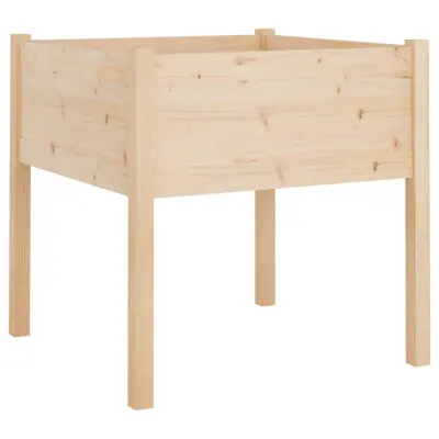 Vrtno cvetlično korito - Lonček za rože 70x70x70 cm trdna borovina