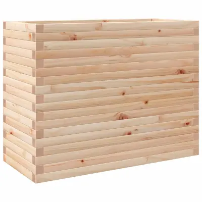 Vrtno cvetlično korito - Lonček za rože 90x40x68,5 cm trdna borovina