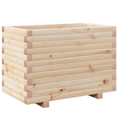 Vrtno cvetlično korito - Lonček za rože 70x40x49,5 cm trdna borovina