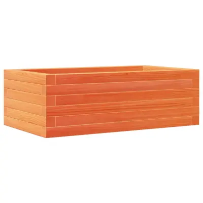 Vrtno cvetlično korito - Lonček za rože voščeno rjavo 70x40x23 cm trdna borovina