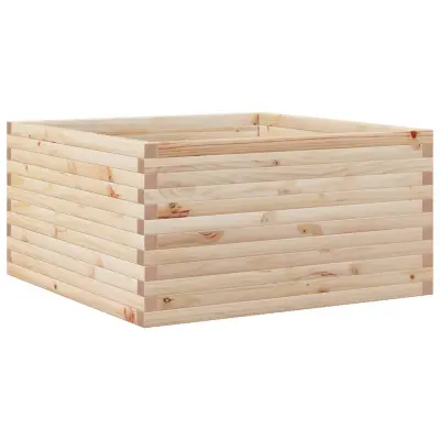 Vrtno cvetlično korito - Lonček za rože 90x90x46 cm trdna borovina