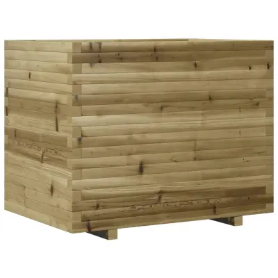 Vrtno cvetlično korito - Lonček za rože 90x60x72,5 cm impregnirana borovina