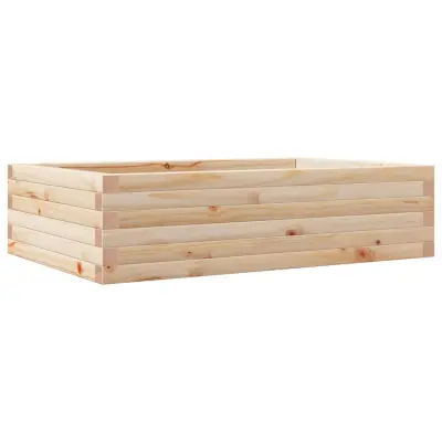 Vrtno cvetlično korito - Lonček za rože 90x60x23 cm trdna borovina