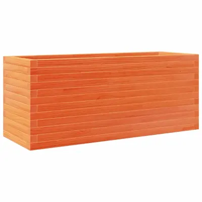 Vrtno cvetlično korito - Lonček za rože voščeno 110x40x45,5 cm trdna borovina
