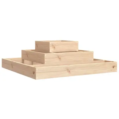Cvetlični Lonec - Visoka greda 80x80x27 cm trdna borovina