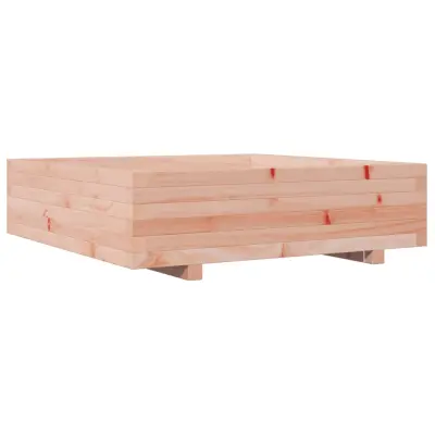 Vrtno cvetlično korito - Lonček za rože 90x90x26,5 cm trden les douglas