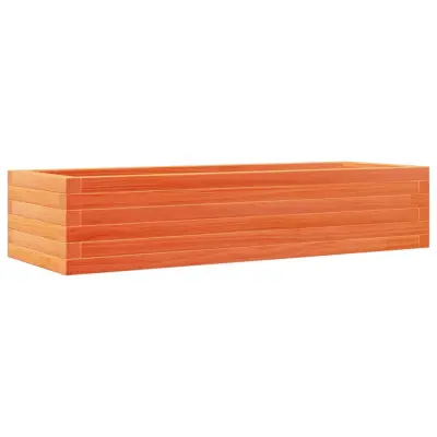 Vrtno cvetlično korito - Lonček za rože voščeno 110x40x23 cm trdna borovina