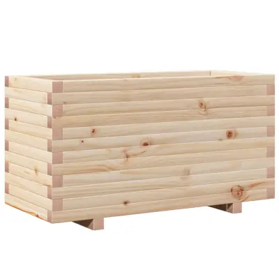 Vrtno cvetlično korito - Lonček za rože 90x40x49,5 cm trdna borovina