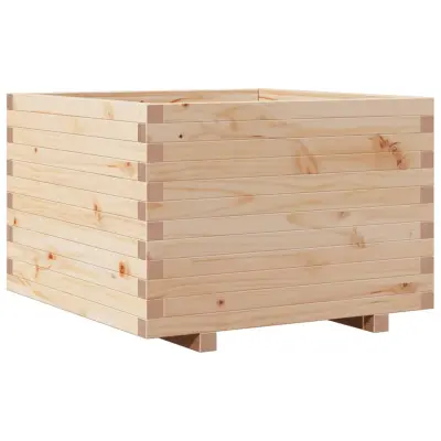 Vrtno cvetlično korito - Lonček za rože 70x70x49,5 cm trdna borovina