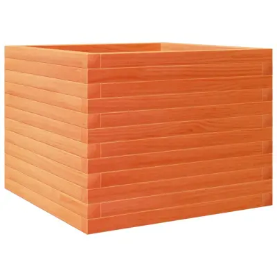 Vrtno cvetlično korito - Lonček za rože voščeno 60x60x45,5 cm trdna borovina