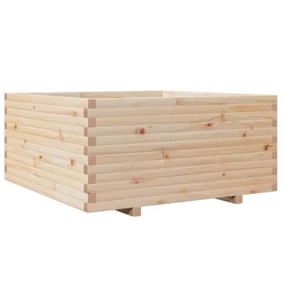 Vrtno cvetlično korito - Lonček za rože 100x100x49,5 cm trdna borovina