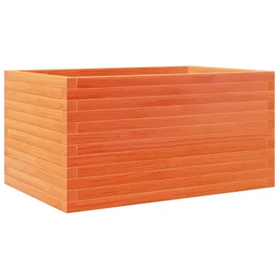 Vrtno cvetlično korito - Lonček za rože voščeno 90x60x45,5 cm trdna borovina