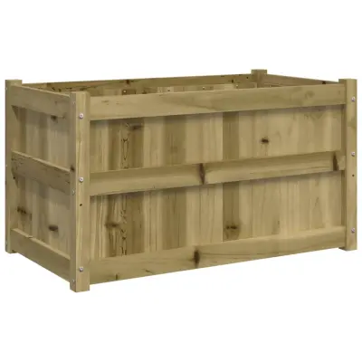 Vrtno cvetlično korito - Lonček za rože 90x50x50 cm impregnirana borovina