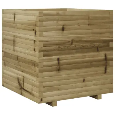 Vrtno cvetlično korito - Lonček za rože 70x70x72 cm impregnirana borovina