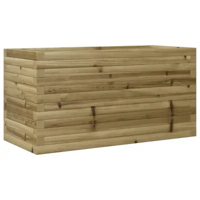 Vrtno cvetlično korito - Lonček za rože 90x40x46 cm impregnirana borovina
