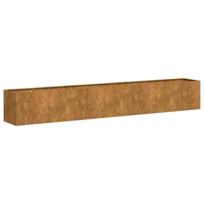 Cvetlični Lonec - Planter Rusty 280x40x40 cm Vremensko odporno jeklo