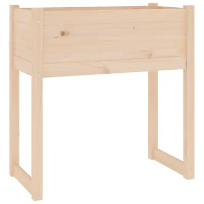 Cvetlični Lonec - Visoka greda 78x40x81 cm trdna borovina