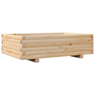 Vrtno cvetlično korito - Lonček za rože 90x60x26,5 cm trdna borovina