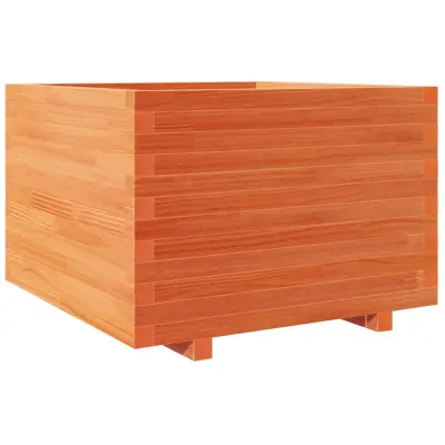 Vrtno cvetlično korito - Lonček za rože voščeno 70x70x49,5 cm trdna borovina