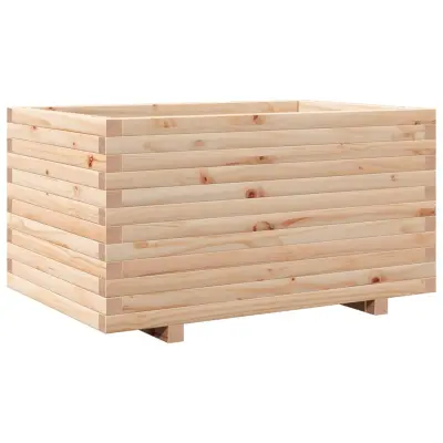 Vrtno cvetlično korito - Lonček za rože 90x60x49,5 cm trdna borovina