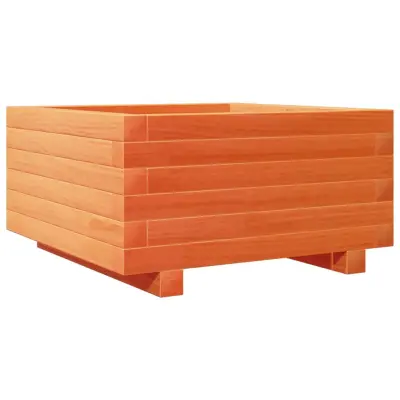 Vrtno cvetlično korito - Lonček za rože voščeno 50x50x26,5 cm trdna borovina