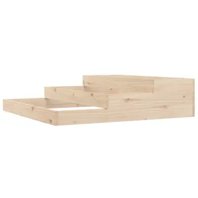 Cvetlični Lonec - Visoka greda 107x107x27 cm trdna borovina