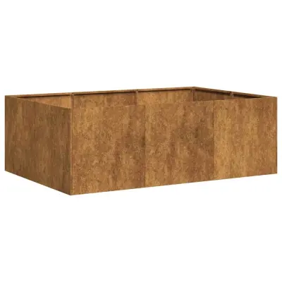 Cvetlični Lonec - Planter Rusty 120x80x40 cm Vremensko odporno jeklo
