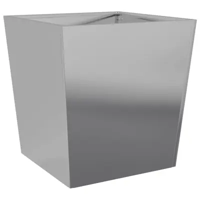 Vrtno korito - Lonček za rože 50x50x50 cm pocinkano jeklo