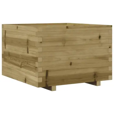 Vrtno cvetlično korito - Lonček za rože 70x70x49,5 cm impregnirana borovina