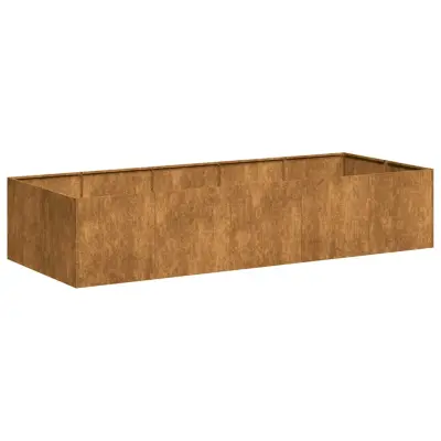 Cvetlični Lonec - Planter Rusty 200x80x40 cm Vremensko odporno jeklo