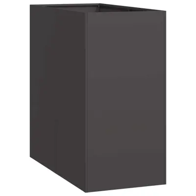 Plantažni lonček - Cvetlični Lonec črn 40x80x80 cm Jeklo