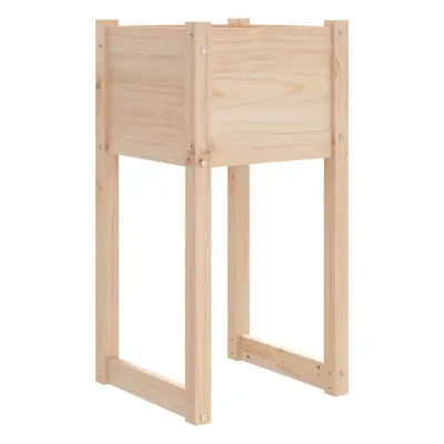 Cvetlični Lonec - Visoka greda 40x40x81 cm trdna borovina