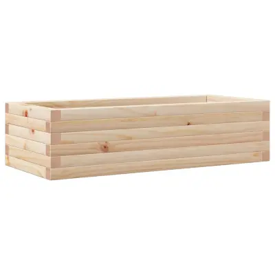 Vrtno cvetlično korito - Lonček za rože 90x40x23 cm trdna borovina