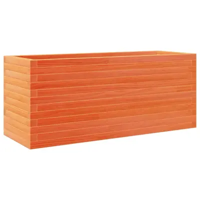 Vrtno cvetlično korito - Lonček za rože voščeno 110x40x46 cm trdna borovina